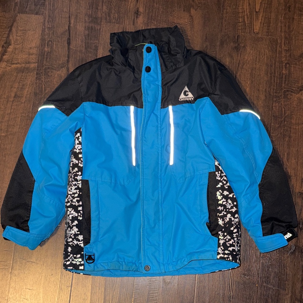 Gerry Weber Kids Vibrant Blue and Black Raincoat